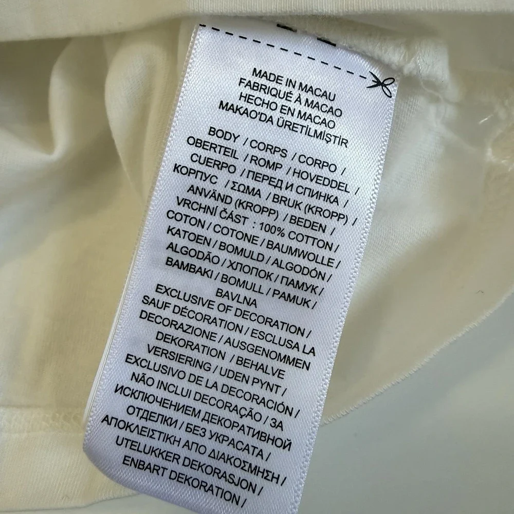 NWT Polo Ralph Lauren Polo Bear Long Sleeve Shirt Girls Size 5 White Preppy - Picture 5 of 8